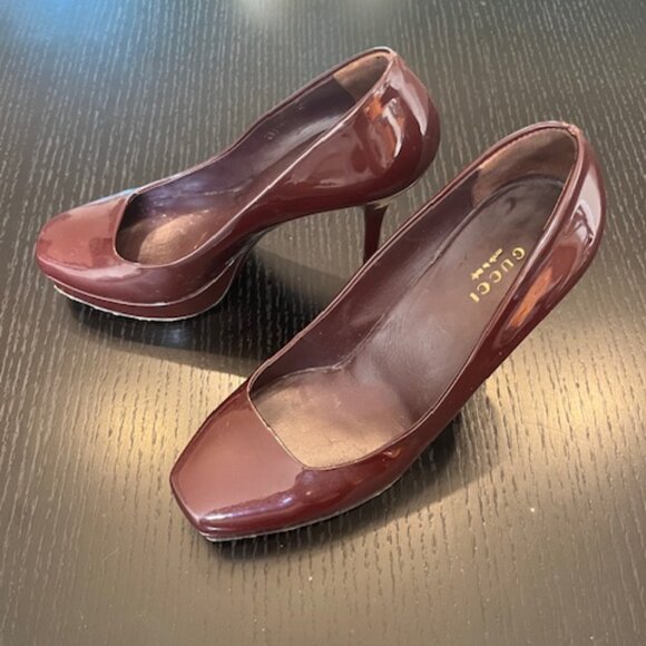 Gucci Patent Platform Pump - Picture 3 of 7